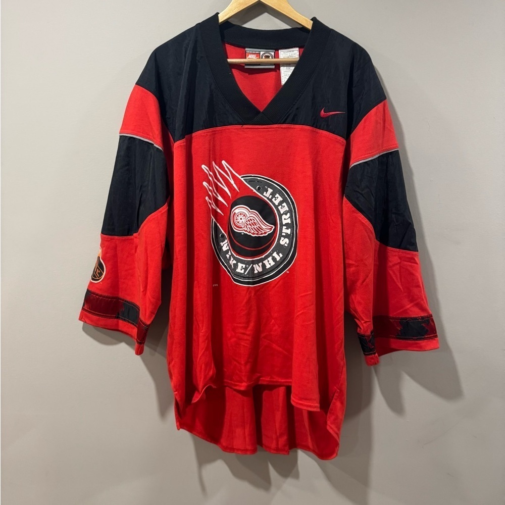 90’s Detroit Redwings Nike NHL Street Hockey Jersey - Rare